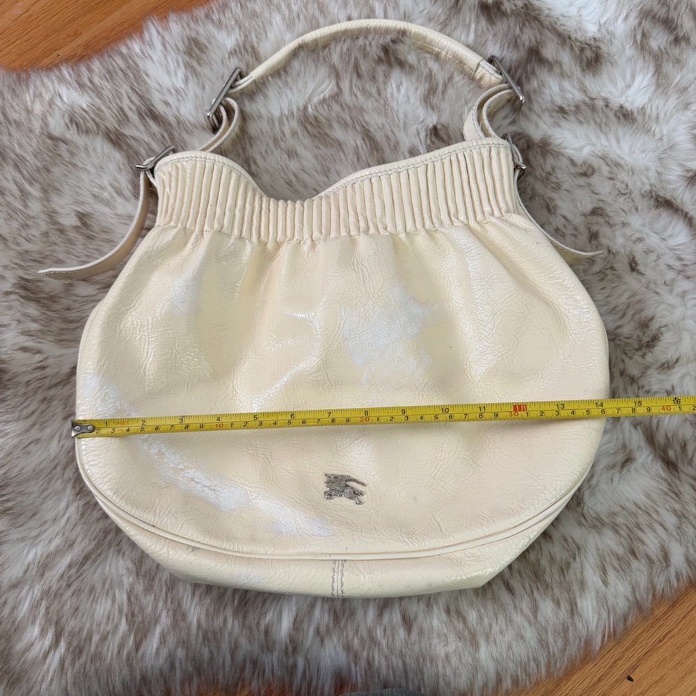 Burberry Patent Leather Shoulder Bag Project Bag TLC damaged - Picture 15 of 15